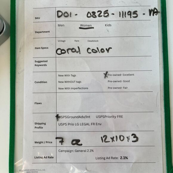 Carhartt Force Button Up Vest Womens XXL (20) Coral Lightweight Pockets - Picture 5 of 5